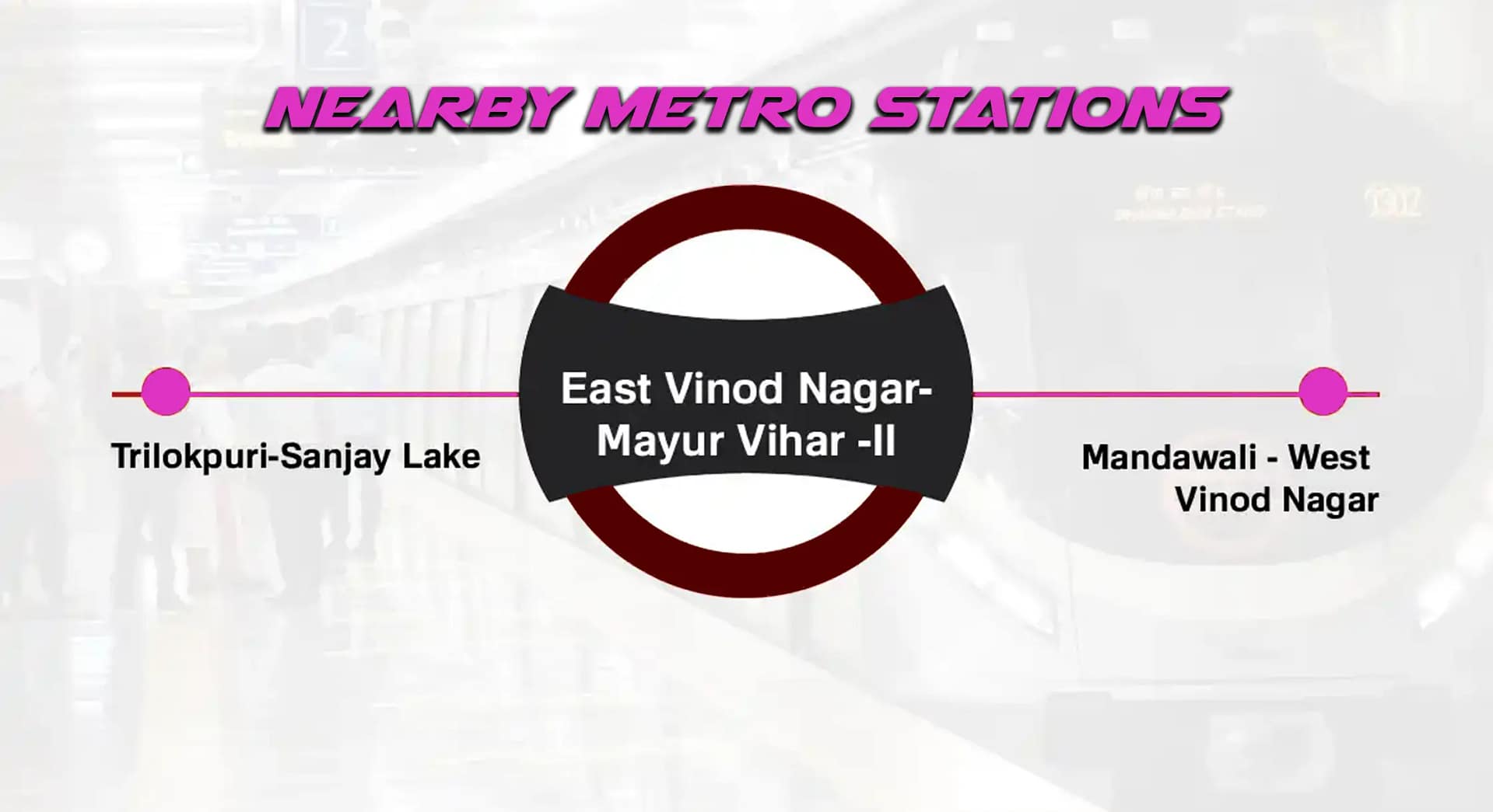 nearby metro to east vinod nagar