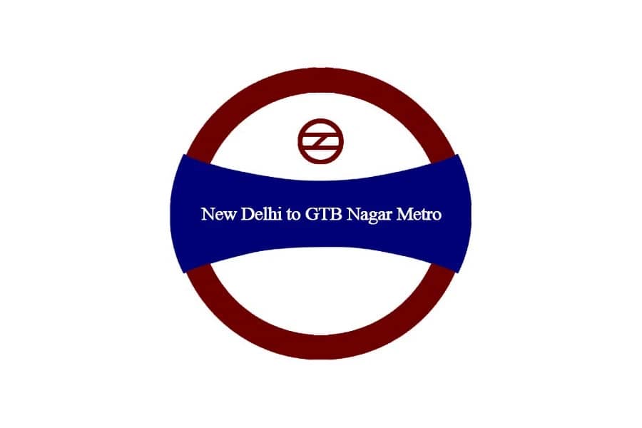 New Delhi to GTB Nagar Metro