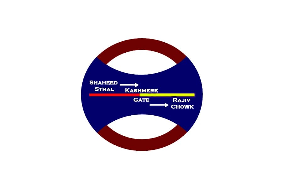 shaheed sthal to rajiv chowk