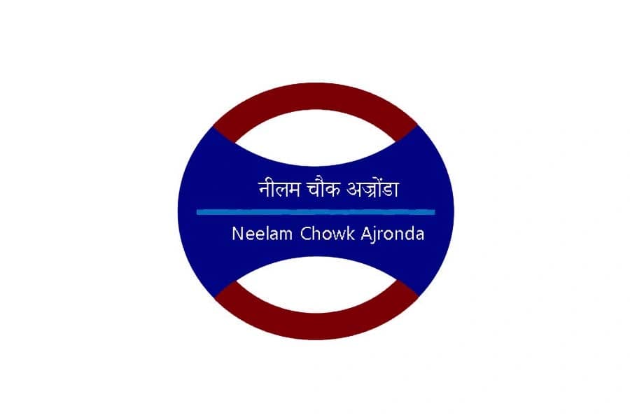 Neelam Chowk Ajronda Metro Station