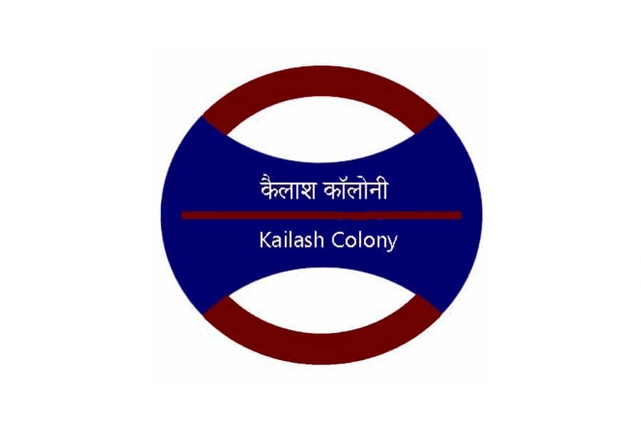 kailash colony metro station